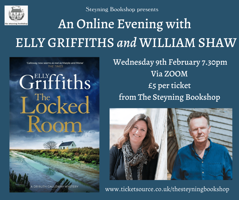 An ONLINE Evening with ELLY GRIFFITHS with WILLIAM SHAW