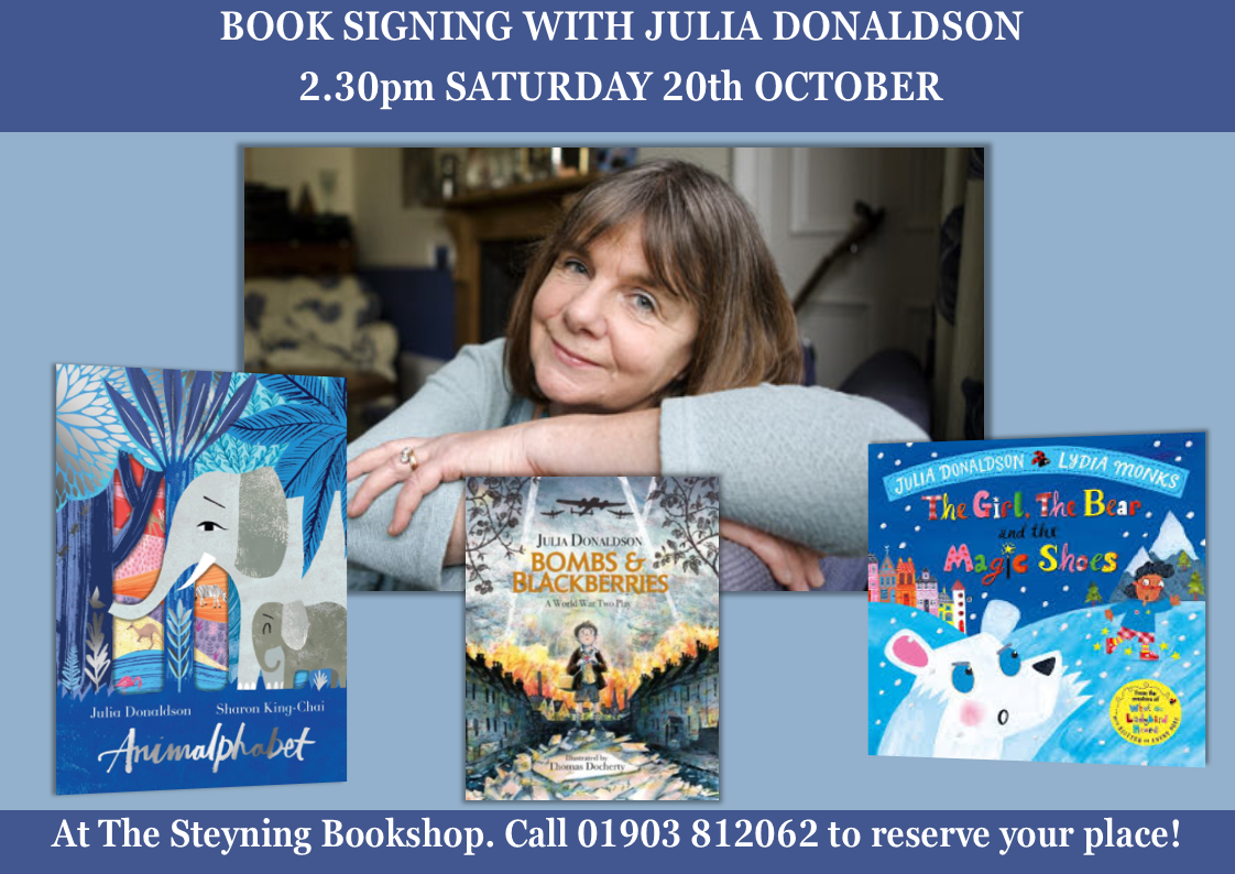 julia october signing website header Julia Donaldson Book Signing October 20th 2018