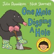 One Mole Digging a Hole board book